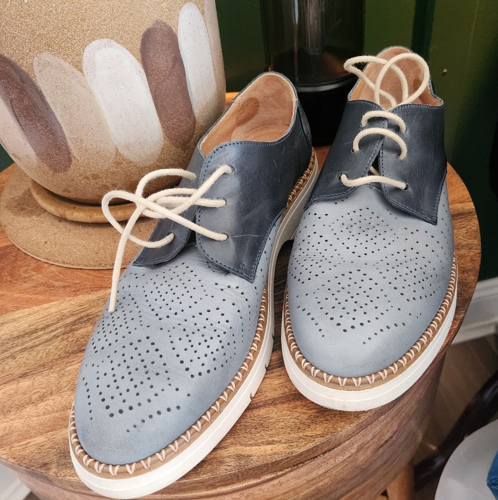 PIKOLINOS Leather Women's Henares Shoes In Denim